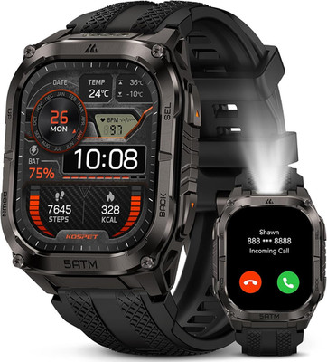 Tank M4C Outdoor Smart Watch with GPS, 1.96'' AMOLED Display, Built-In LED Flashl