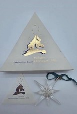 Swarovski Christmas Ornament 1993 MIB 174969 Free Xmas Shipping