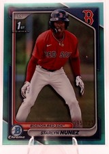 2024 Bowman Chrome Prospects Starlyn Nunez #BCP-207 Teal Refractor /125 1st