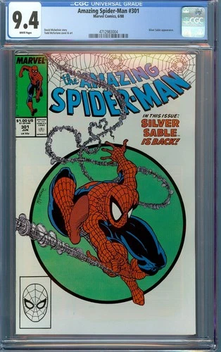 Amazing Spider-Man #301 Newsstand CGC 9.4 eBay Live w/Nik Thurs 8PM EST