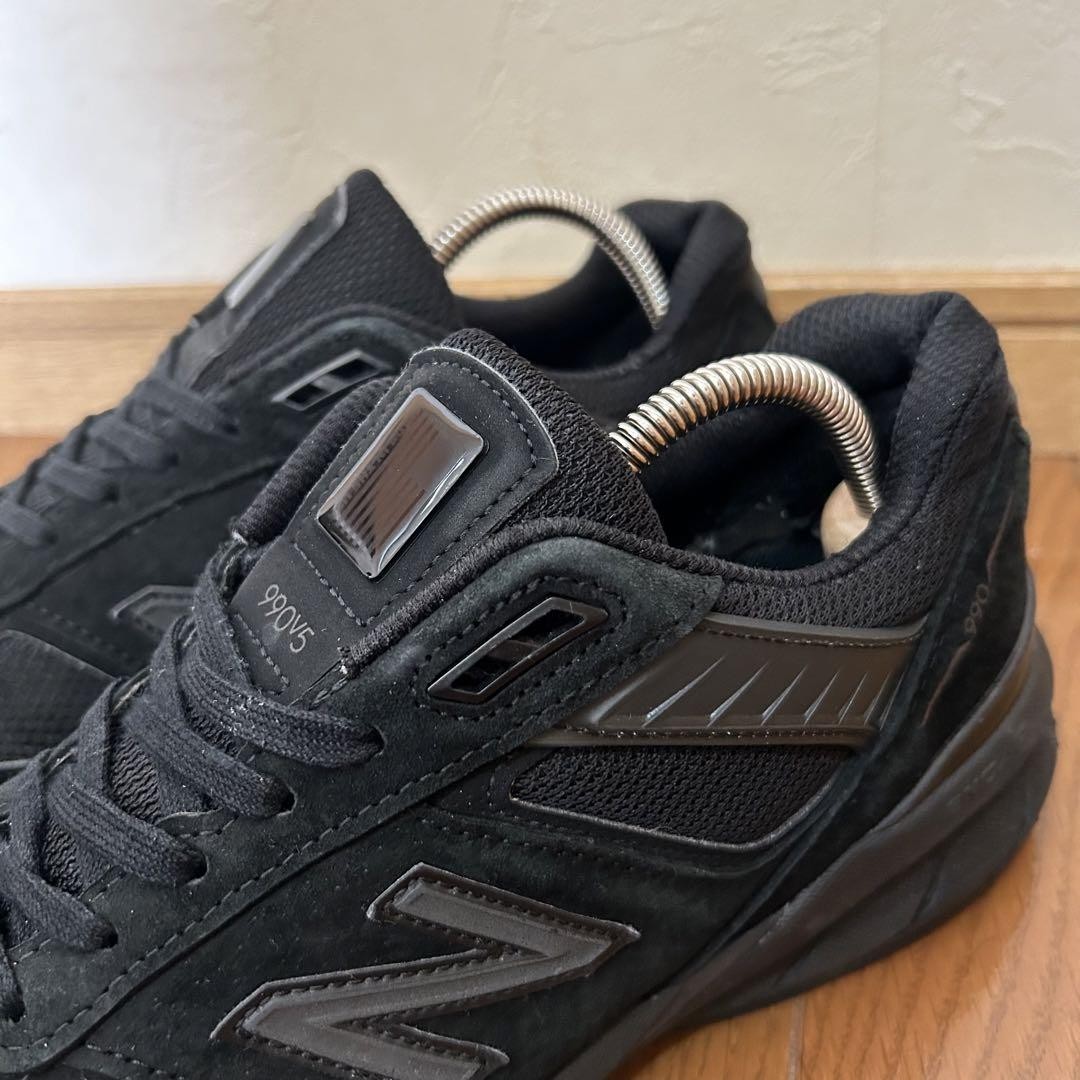 ニューバランス M990BB5 26.0 US8 Size 8 - New Balance 990v5 Made in USA Triple Black for sale