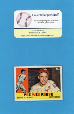 2022 Topps Pro Debut #MiLB11 PEE WEE REESE Louisville Colonels