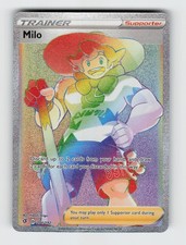 Milo 201/192 Holo Rainbow Rare Rebel Clash Pokemon 2020 Moderately Played on eBay