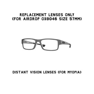 Oakley Airdrop XL OX8046 57mm Replacement Lenses Tinted Distant Vision Lenses