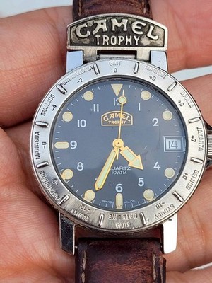 CAMEL TROPHY Adventure Watch Quartz 136.321-329 10 ATM Original Buckle & Belt