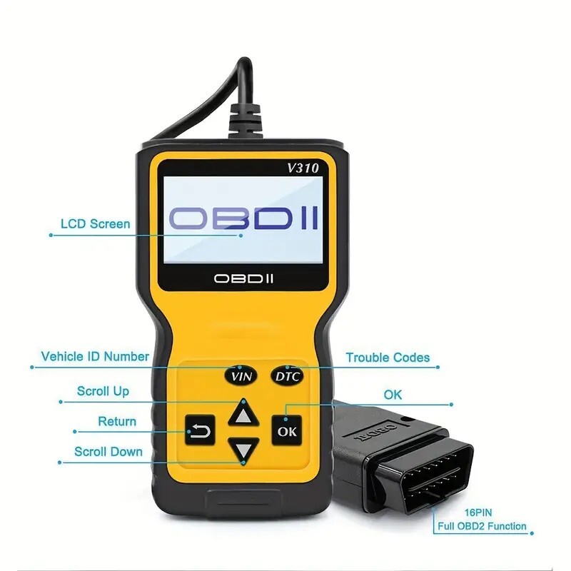 Outil de diagnostic moteur OBD2 EAU aut pour scanner les codes d'erreur du véhicule