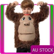 Kids Gorilla Costume Boys Child Chimpanzees Animal Zoo Party Halloween Book Week