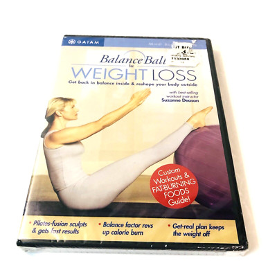 Balance Ball For Weight Loss DVD Suzanne Deason Pilates Core Upper