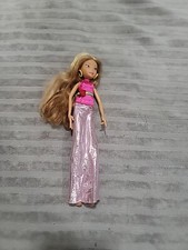 Autentica bambola WINX CLUB Flora 2004 Mattel Dance Nite vestito/collana plz leggere