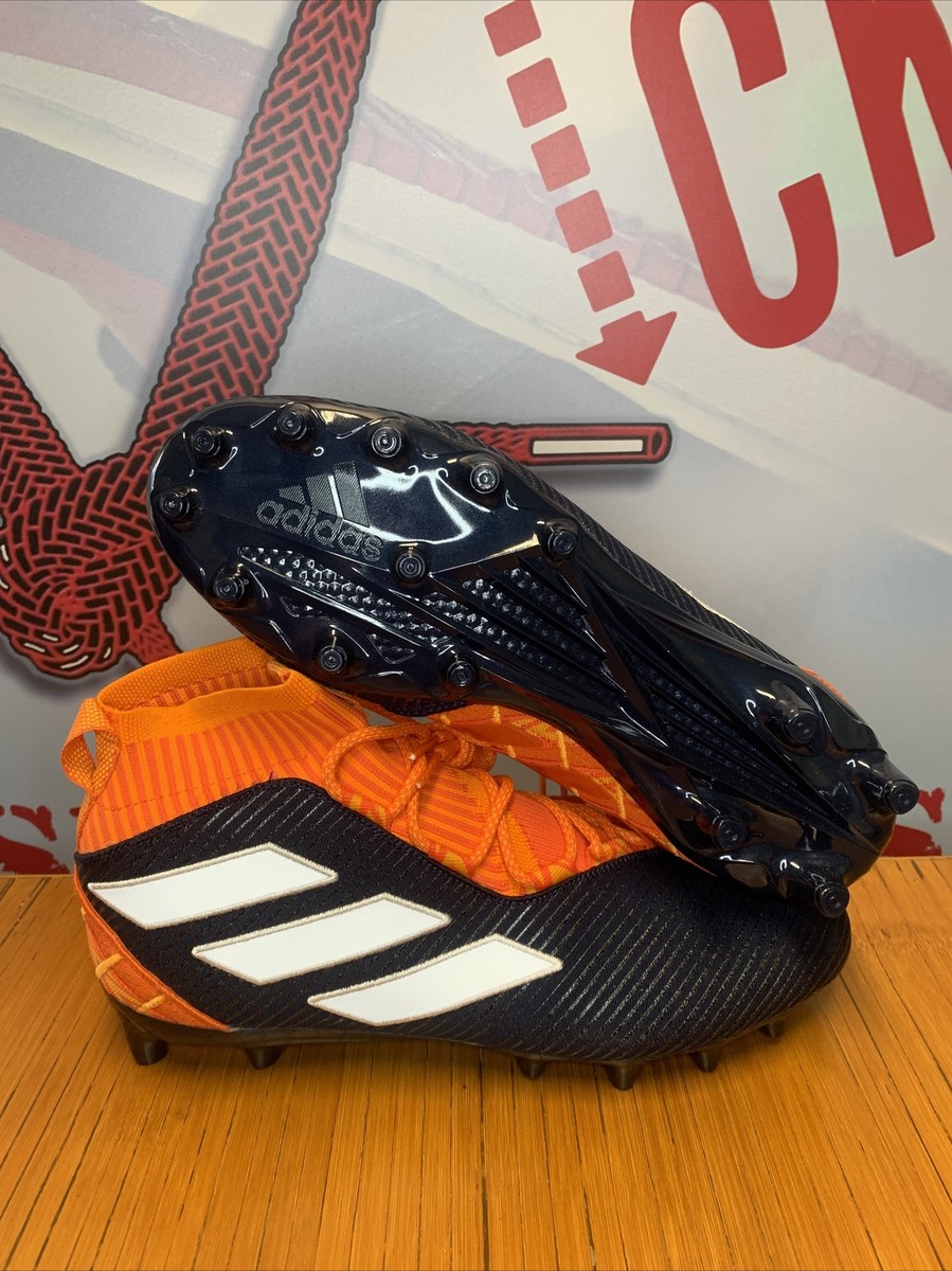 Adidas Boost Football Cleats Fabric “Orange Navy” (EF2429  display picture 3