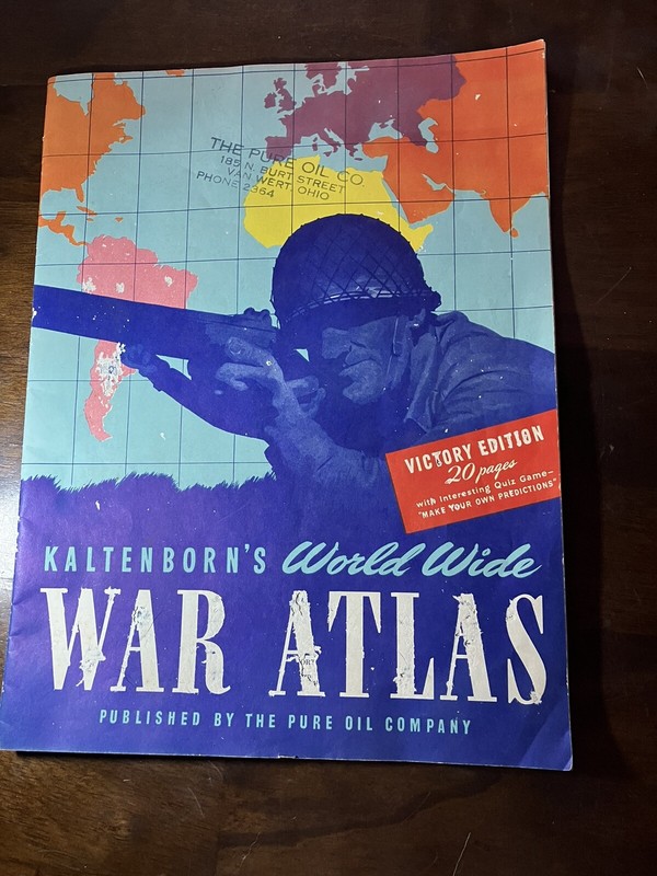 Kaltenborn’s World Wide War Atlas., Victory Edition 20 pages