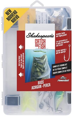 Shakespeare Catch More Fish Tackle Kit Bass