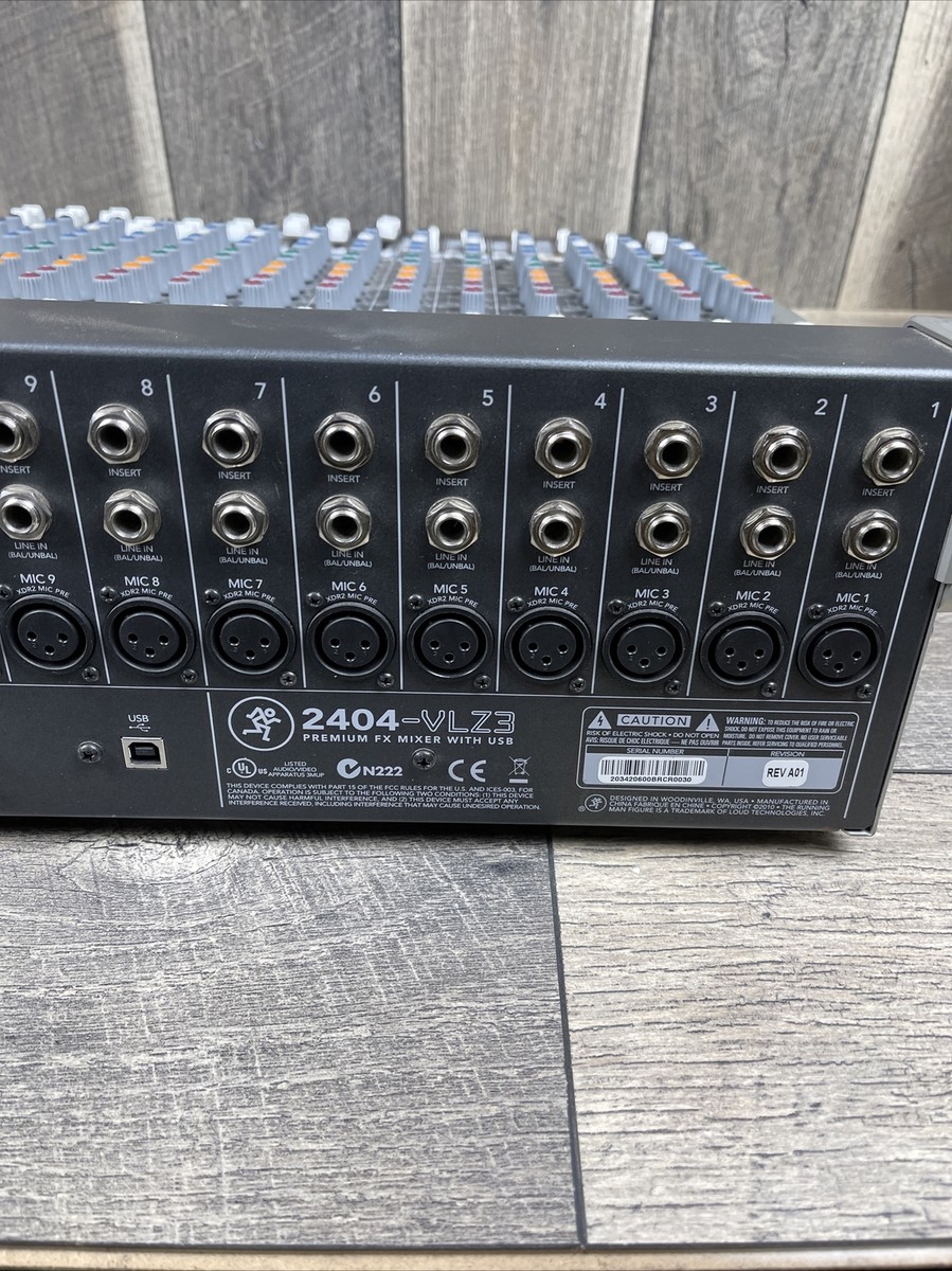 Mackie 2404-VLZ3 24-Channel 4-Bus Mixing Console | eBay Mackie 2404-VLZ3 24-Channel 4-Bus Mixing Console | eBay