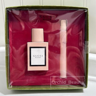 New 2PCs Gucci Bloom Eau de Parfum Gift Set (30 ml/ 1 oz+ 10 ml/0.33 oz)