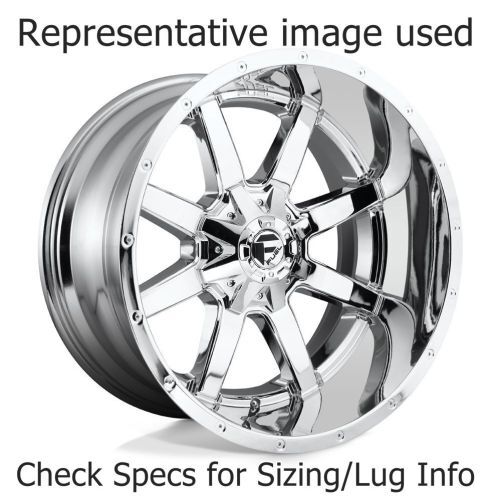 Fuel D53620909850 Wheel Rim D536 Maverick Series Chrome Plated Finish 20x9 Each-image