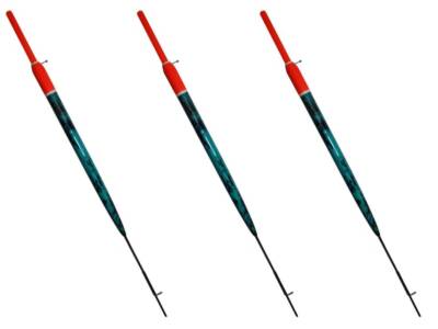Slider Waggler Posen Balsaholzposen Laufpose Schwimmer EMMO Knicklichtpose 3 Stk