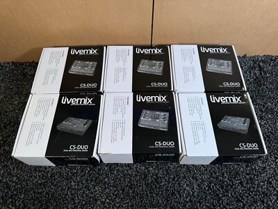 Livemix CS-DUO 2-Channel Personal Monitor Mixer LCD Touchscreen (New In Box!)