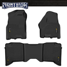 3D Molded TPE Floor Mats Liners Fit For 13-18 Dodge Ram 1500 2500 3500 Crew Cab