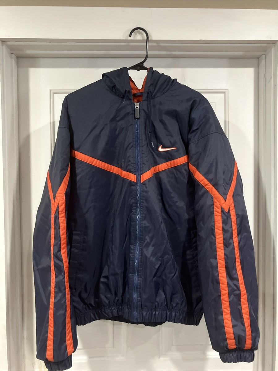 Vintage Nike Jacket Large 90s Heavy Starter Like NBA Coat