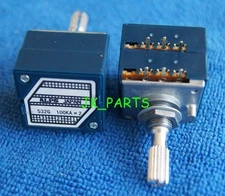  &  New ALPS RK27 Dual 100K Log Potentiometer, knurled shaft