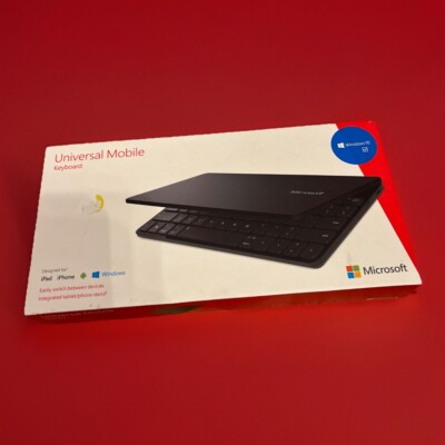 NEW Microsoft Universal Mobile Wired Keyboard for iPad iPhone Android Windows 10