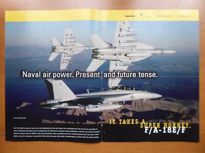 11/2003 PUB BOEING NORTHROP-GRUMMAN GE RAYTHEON F/A-18E/F SUPER HORNET AD