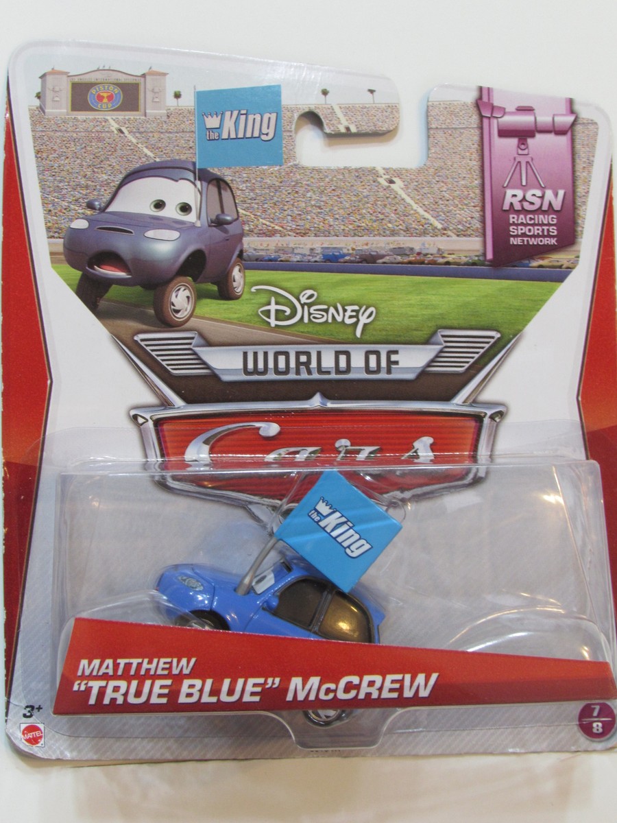 DISNEY PIXAR CARS WORLD OF CARS MATHEW TRUE BLUE McCREW | eBay