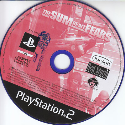 Sony PS2 Game PlayStation 2 The Sum of all Fears Pal 2002