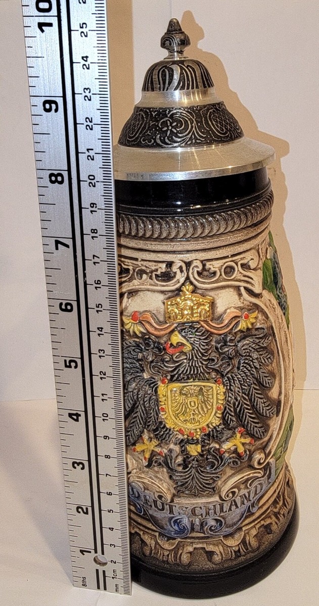 Zoller & Born German Stein Hand Painted Germany Limited Edition
