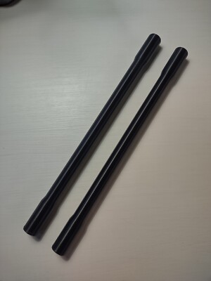 2 Pen Spinning Wands, Black, Plastic, 185mm Long, Durable