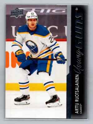 2021-22 Upper Deck Series 1 - Young Guns #221 Arttu Ruotsalainen (RC)