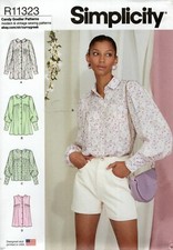 Simplicity R11323 Blouse Gathered to Yoke, Sleeve Variations Sz 14-22 UC S9467