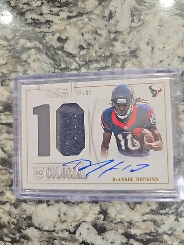 National Treasures Autograph Colossal Rookie Texans DeAndre Hopkins 56/99 2013