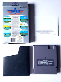 Top Gun: The Second Mission(Nintendo Entertainment System, 1990)NES CIB Complete