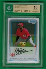2011 DIDI GREGORIUS BOWMAN CHROME RC BGS 10 PRISTINE POP ONLY 8