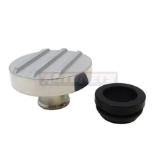 Finned Aluminum Push-In Oil Cap Valve Cover 1.25" Fits SBC BBC Chevy Ford Mopar