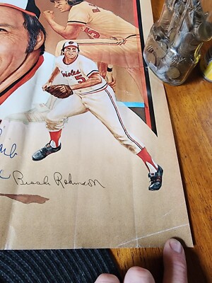 Tristar社2017 Brooks Robinson 直筆 ケース付き 1983 Brooks Robinson Baltimore Orioles Hall Of Fame Poster