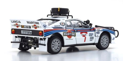 KYOSHO 1:18 AUTO LANCIA 037 MARTINI RALLY SAFARI 1984 #7 M. ALEN