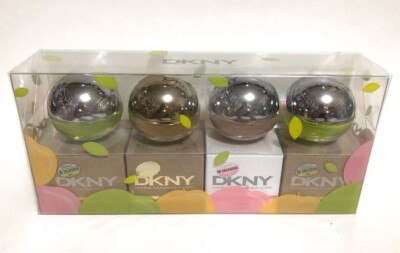 Donna Karan BE DELICIOUS GOLDEN FRESH BLOSSOM Mini Perfume 4pc Gift Set DKNY nib