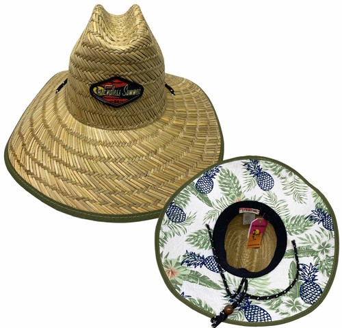Endless Summer Straw Hat Pineapple 