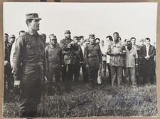FIDEL CASTRO RUZ SIGNED AUTOGRAPH SP PORTRAIT 1980s VINTAGE ORIGINAL Photo S1