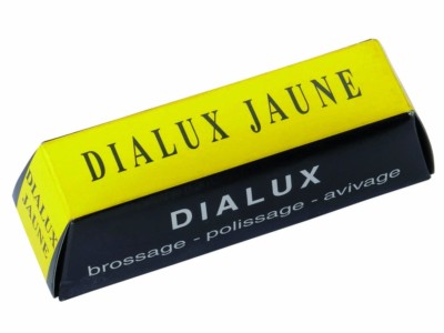 DIALUX YELLOW JAUNE ROUGE POLISHING COMPOUND PASTE HI LUSTER METALS POLISH   