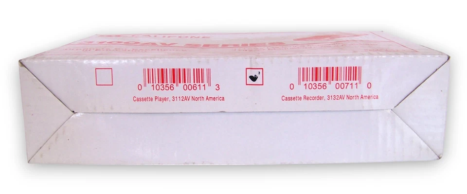 Винтажный Califone портативный кассетный плеер рекордер 3132AV новый в коробке - Изображение 3 из 4
