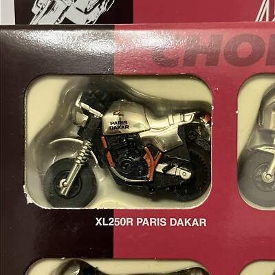 Honda Suzuki Choro Q Bike Pullback Toy Set XL250R Paris Dakar