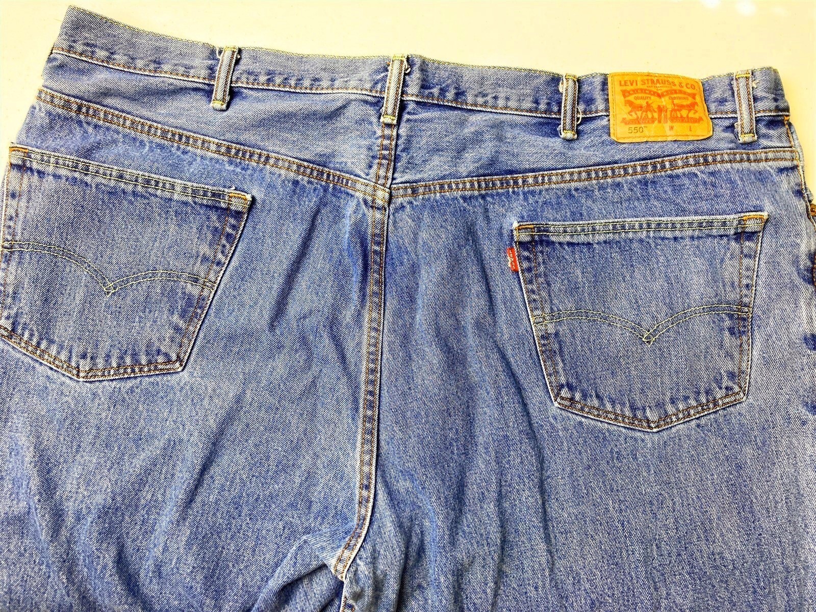 Levi Strauss Levi's 550 Men's 50 x 30 Relaxed Fit 1550-4891 Denim