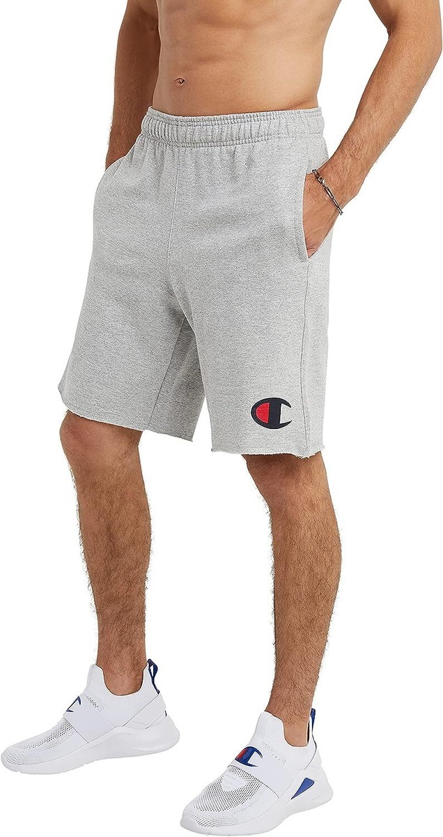 mens champion fleece shorts