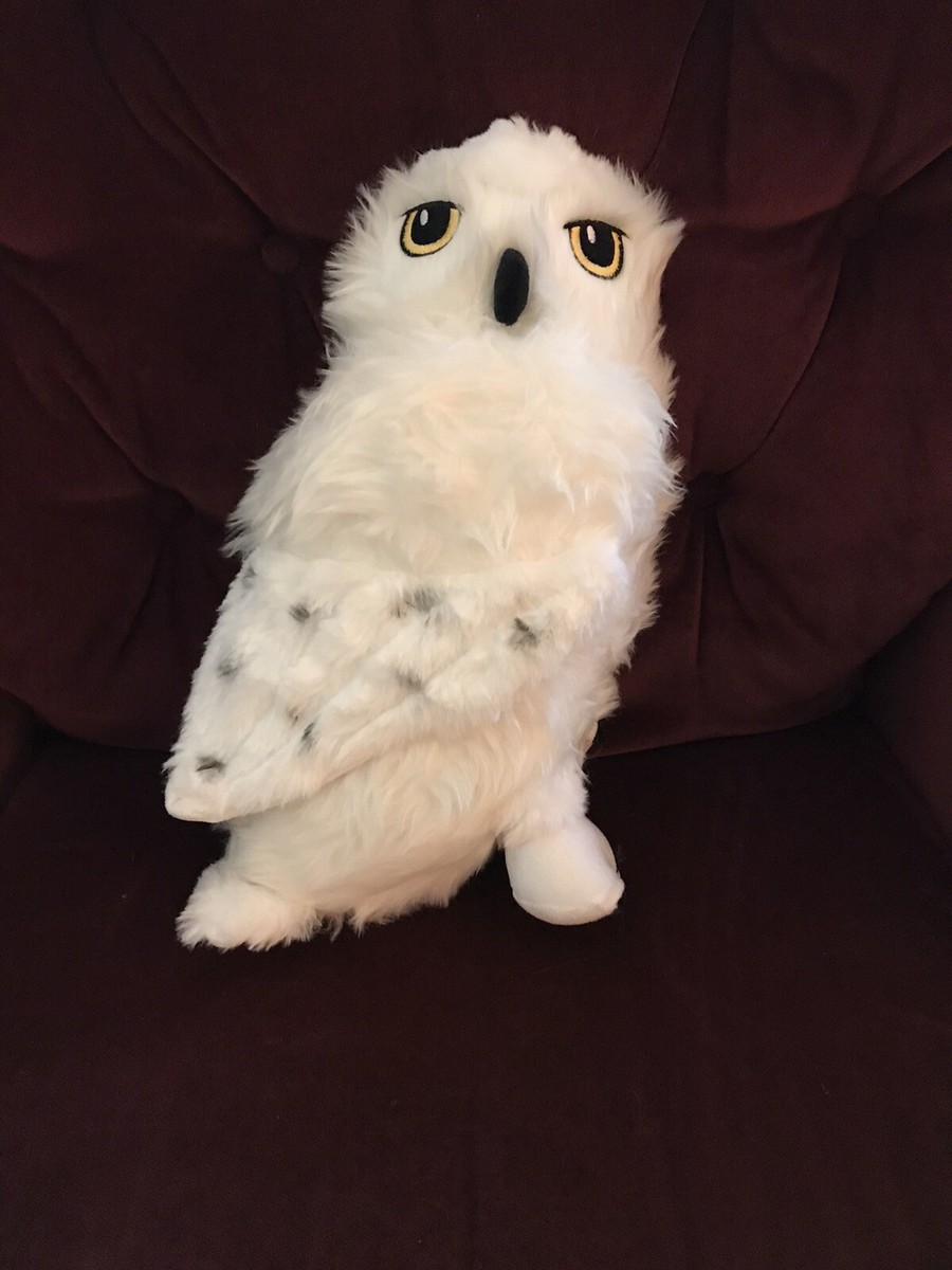 Hedwig Plush Owl 18” Harry Potter Wizarding World Pillow Halloween  Accessory NWT