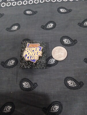 Vintage 1980's 1990's Nintendo Super Power Club Employee Pin NOS 
