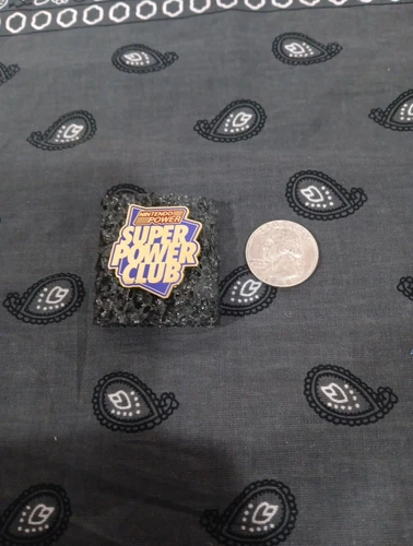 Vintage 1980's 1990's Nintendo Super Power Club Employee Pin NOS