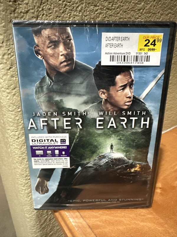 AFTER EARTH - Will & Jaden Smith DVD New Sealed